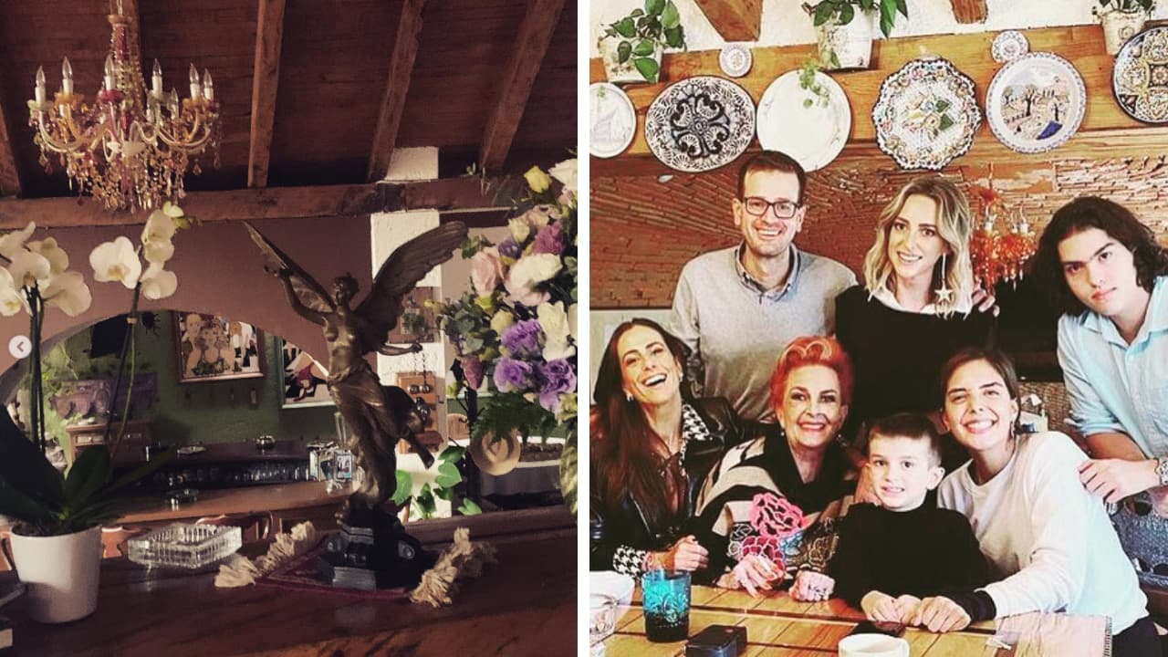 Talina Fernández tenía en la decoración de su casa piezas únicas de arte