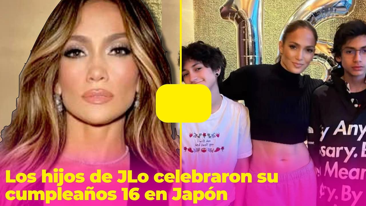 JLo celebró el cumpleaños 16 de sus mellizos con un increíble viaje, ¡hasta cerditos hubo!
