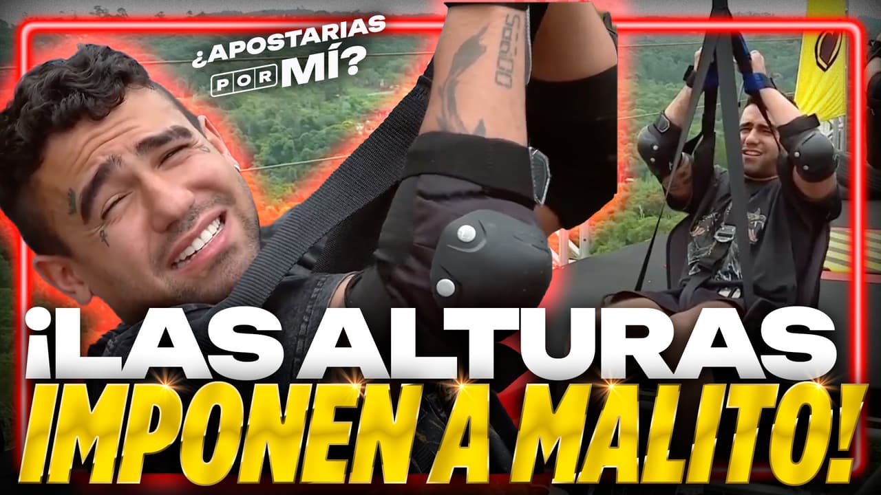 ¡Malito SUDA y SUFRE en el desafío a 30 metros de altura!