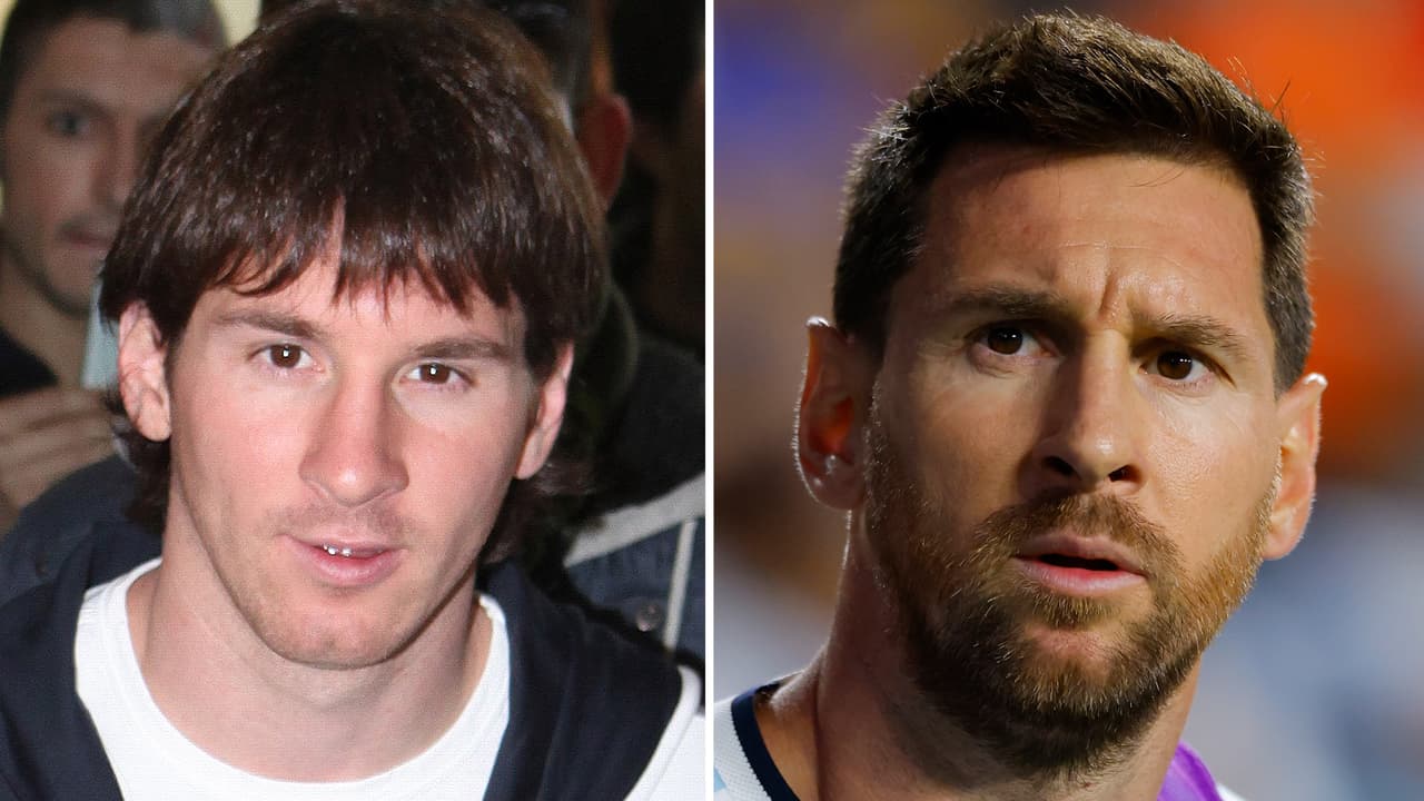 Lionel Messi antes y después: su esposa desmiente cirugías estéticas