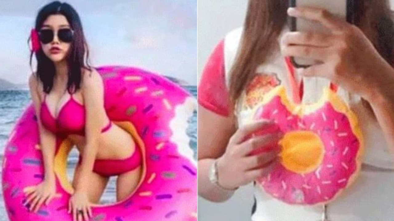 Dona inflable.