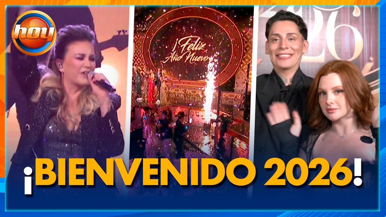 Estrellas de TelevisaUnivision dan la BIENVENIDA al 2026 con espectacular festejo