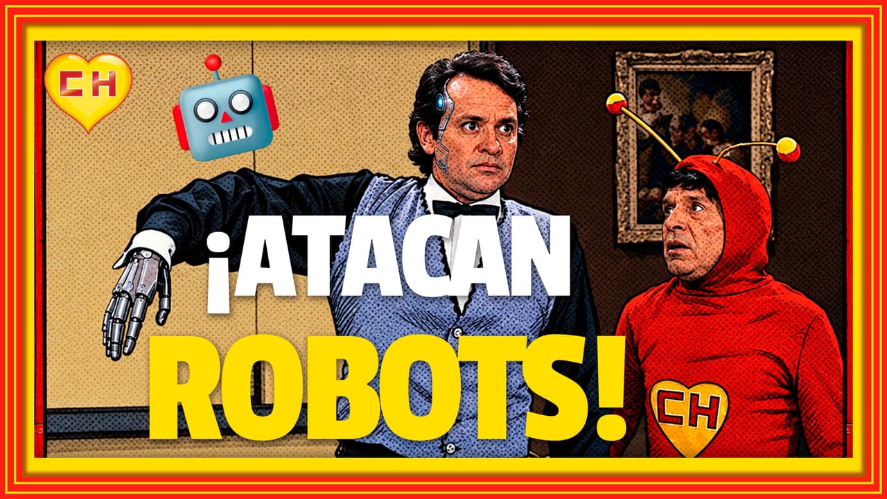 El Chapulín Colorado: ¿QUIÉN ES EL ANDROIDE? El Chapulín Colorado lucha contra ROBOTS