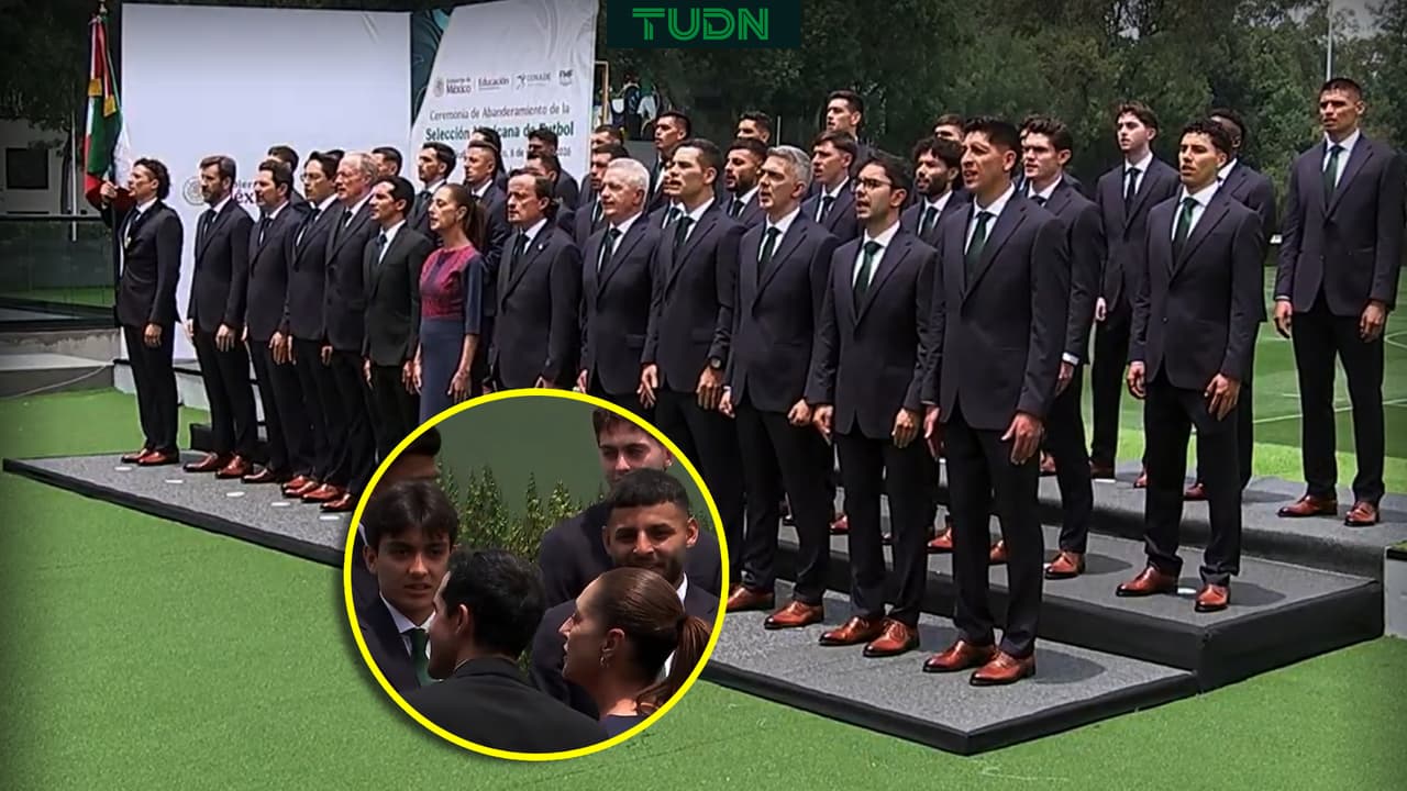 Selección Mexicana vive abanderamiento con conmovedor Himno Nacional de México