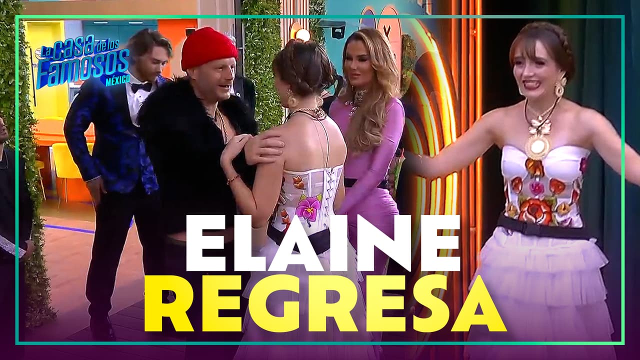 Elaine es la primera en regresar a La Casa y Facundo le dedica mensaje