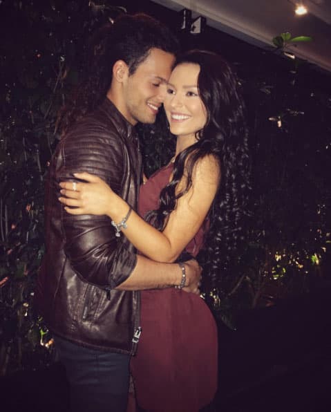 Irina Baeva le desea suerte a Emmanuel Palomares