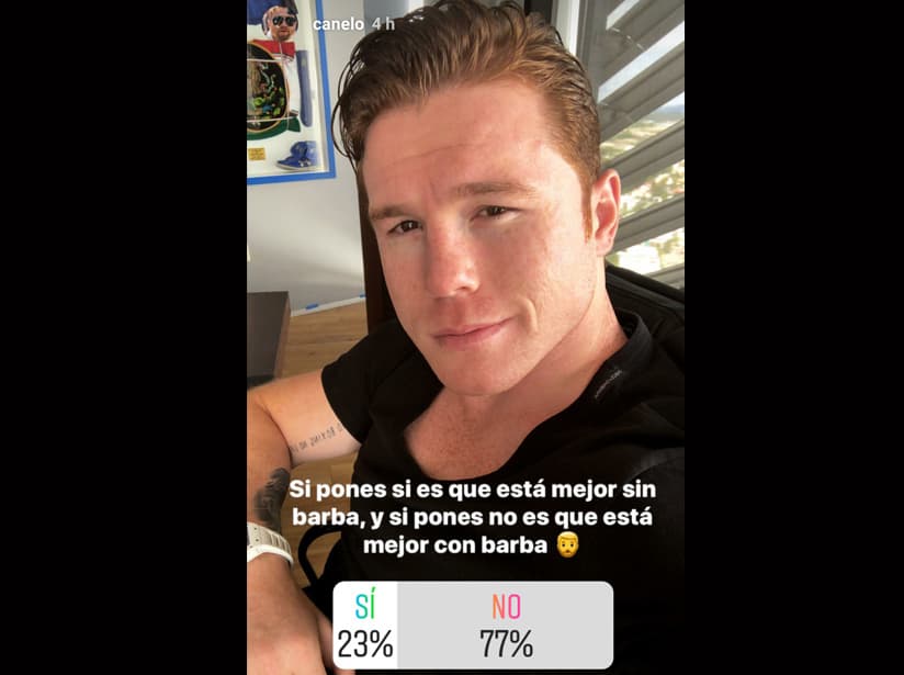 'El Canelo' se quita la barba