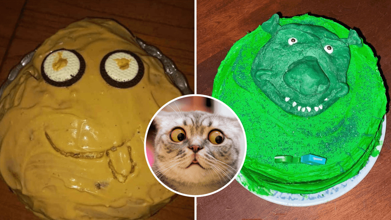 Los pasteles más feos (y graciosos) en Internet: ¿eso es Calamardo o un minion?
