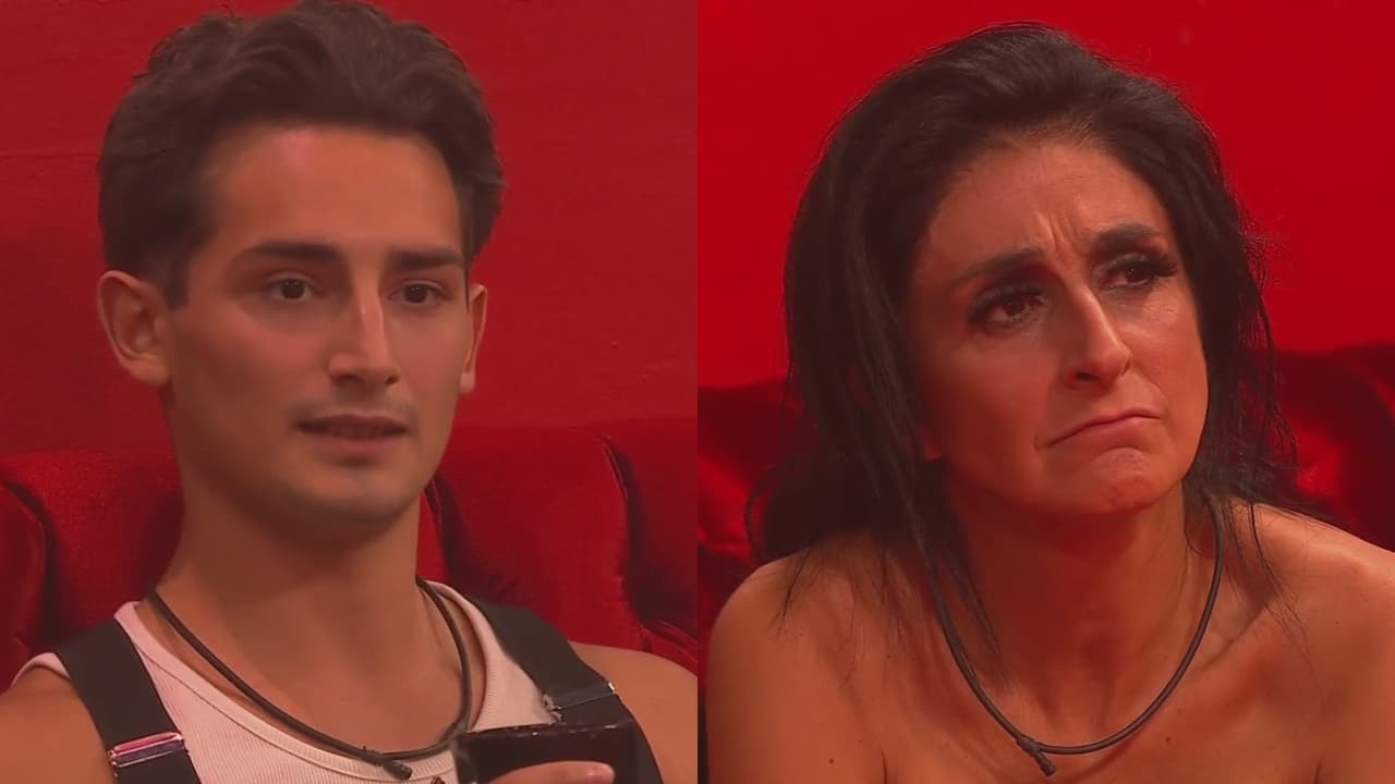 Emilio se trasforma y se le va a la yugular a Bárbara; recibe apoyo del Cielo y el Infierno