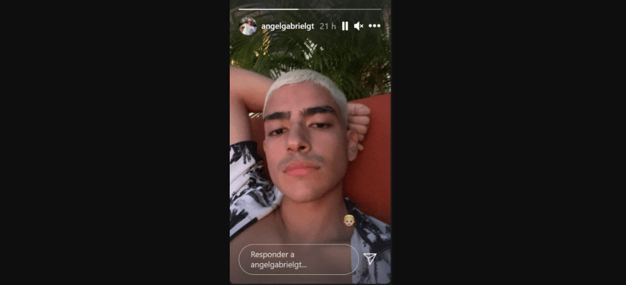 Ángel Gabriel, hijo de Gloria Trevi, impactó por su radical cambio físico, el cual le valió piropos