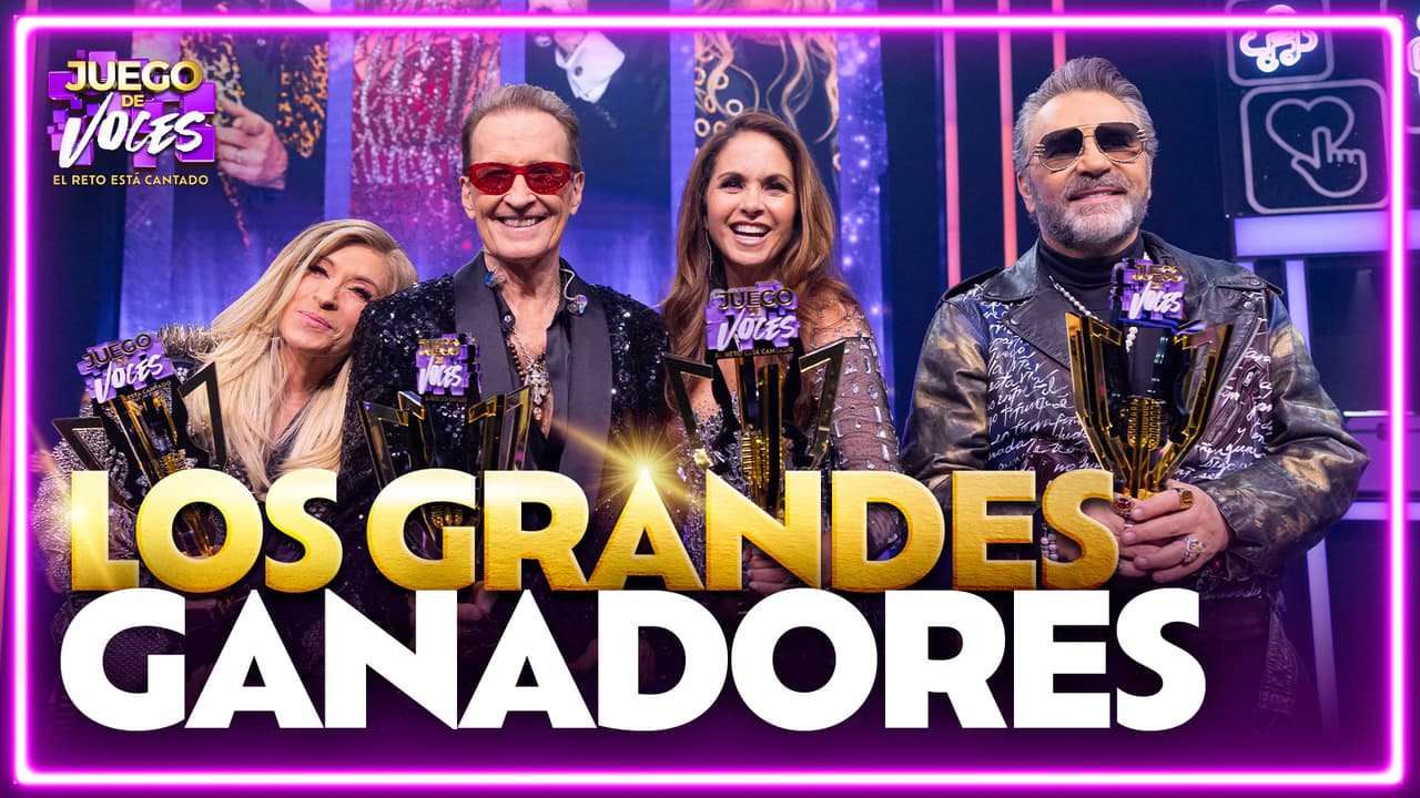Leyendas y Estrellas descubrieron al ganador de Juego de Voces 2025