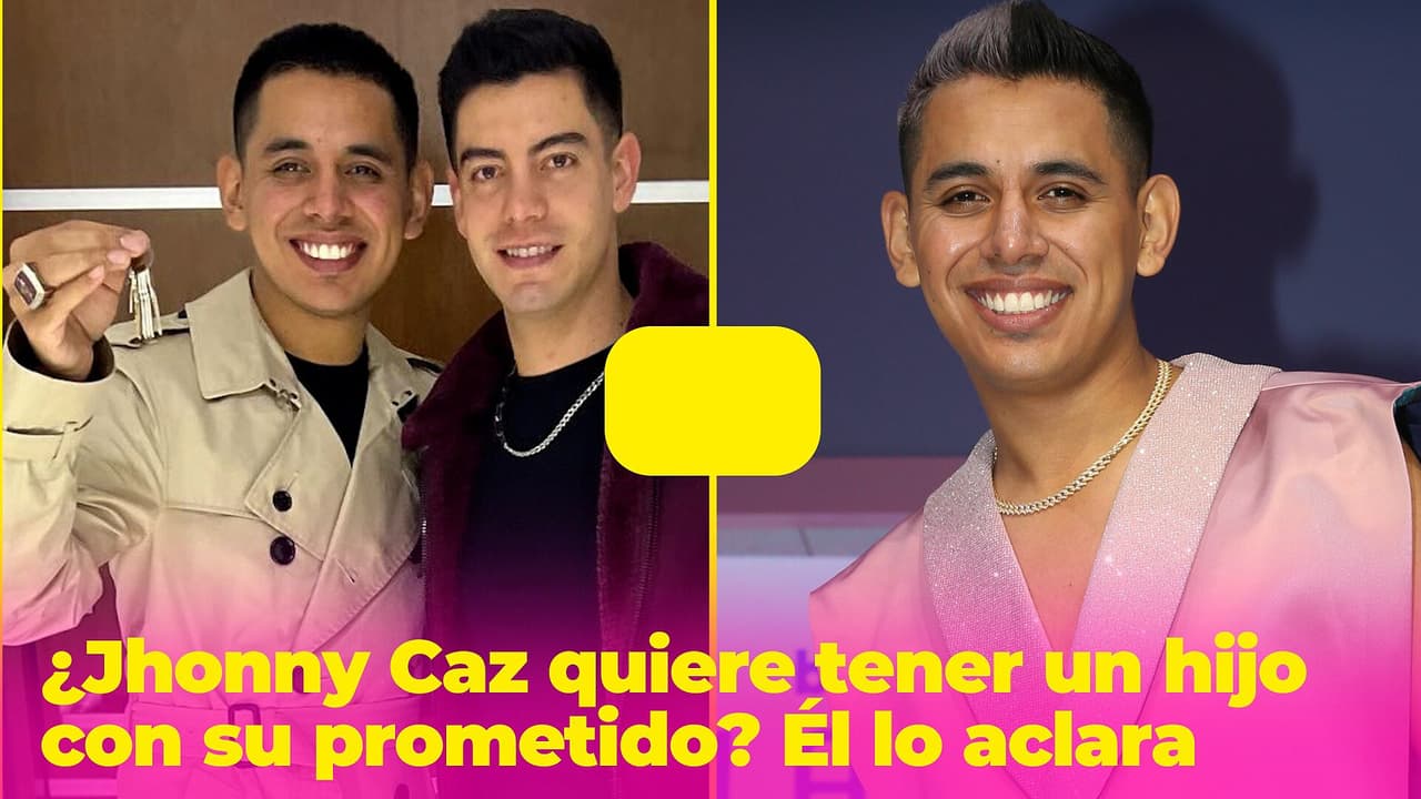 ¿Jhonny Caz quiere tener un hijo con su prometido? Lo aclara en un video