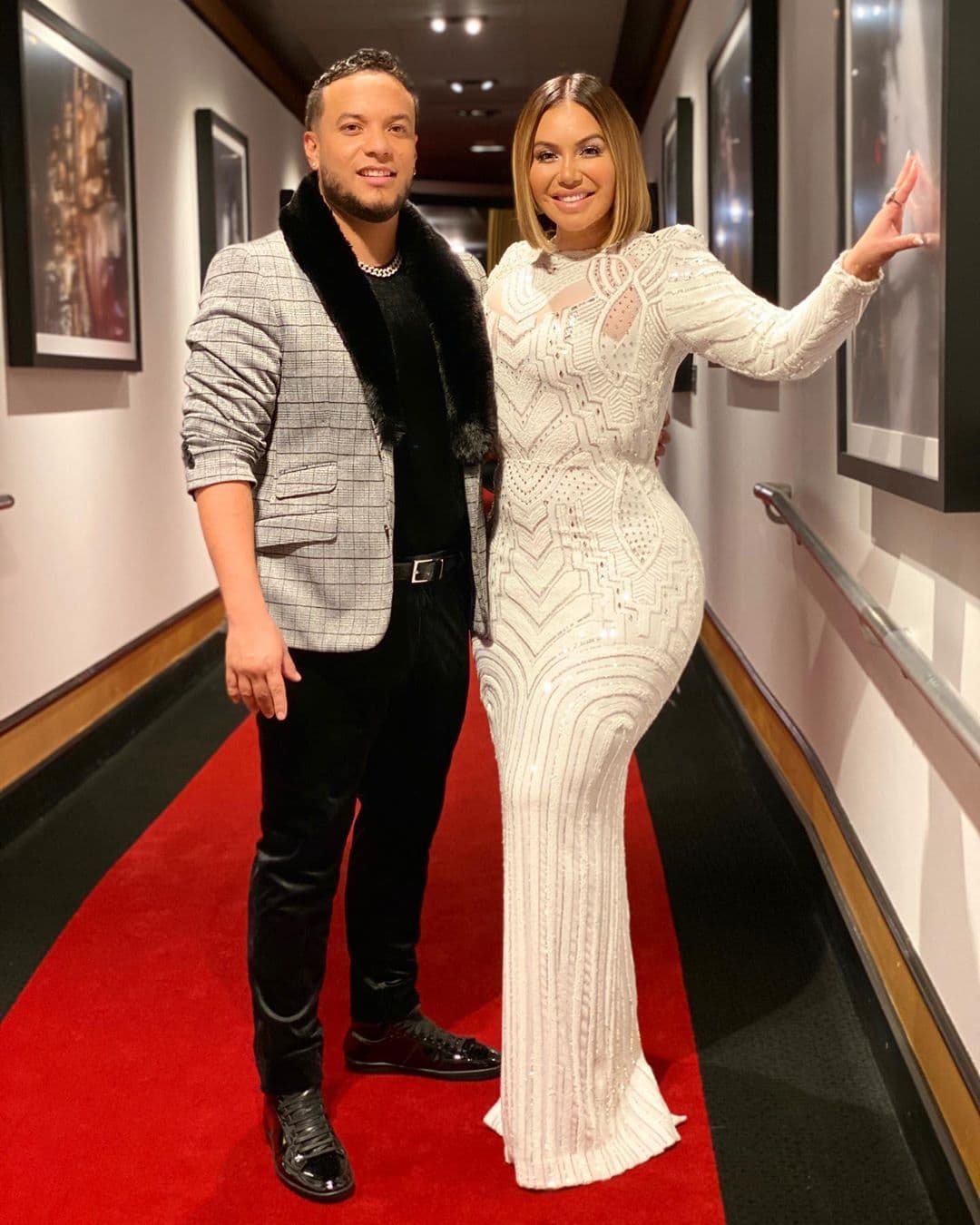 Chiquis Rivera y Lorenzo Méndez en los AMAs 2019