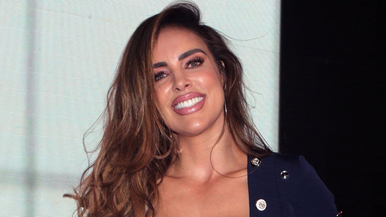 Sara Corrales en la presentación de la telenovela 'Cita a ciegas'