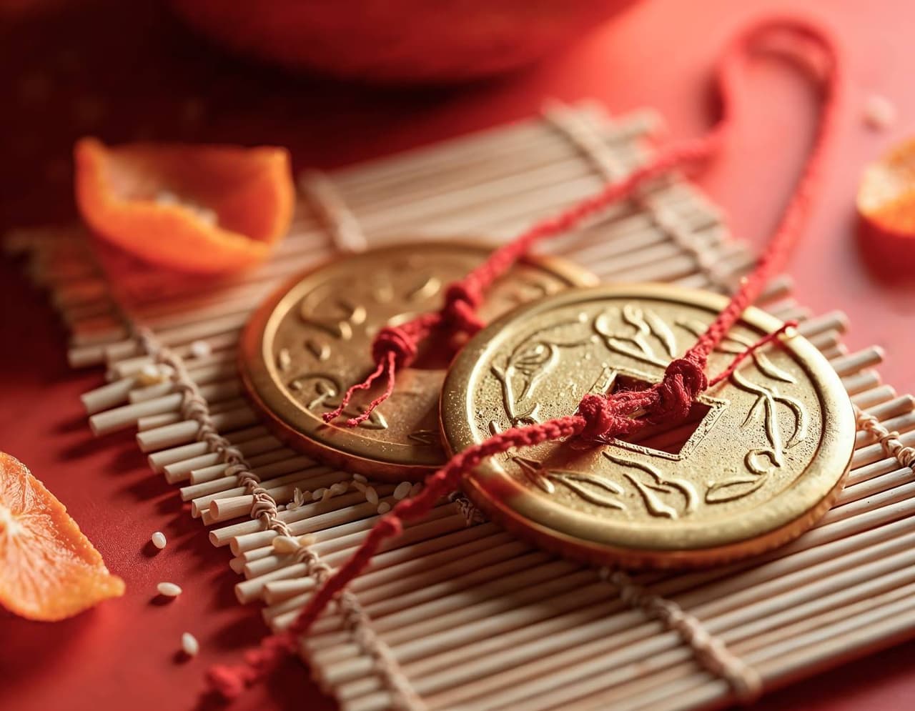 Monedas chinas.