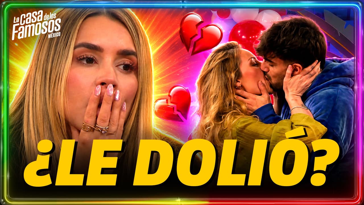 Brianda reacciona al beso de lengüita que Fede le plantó a Gema