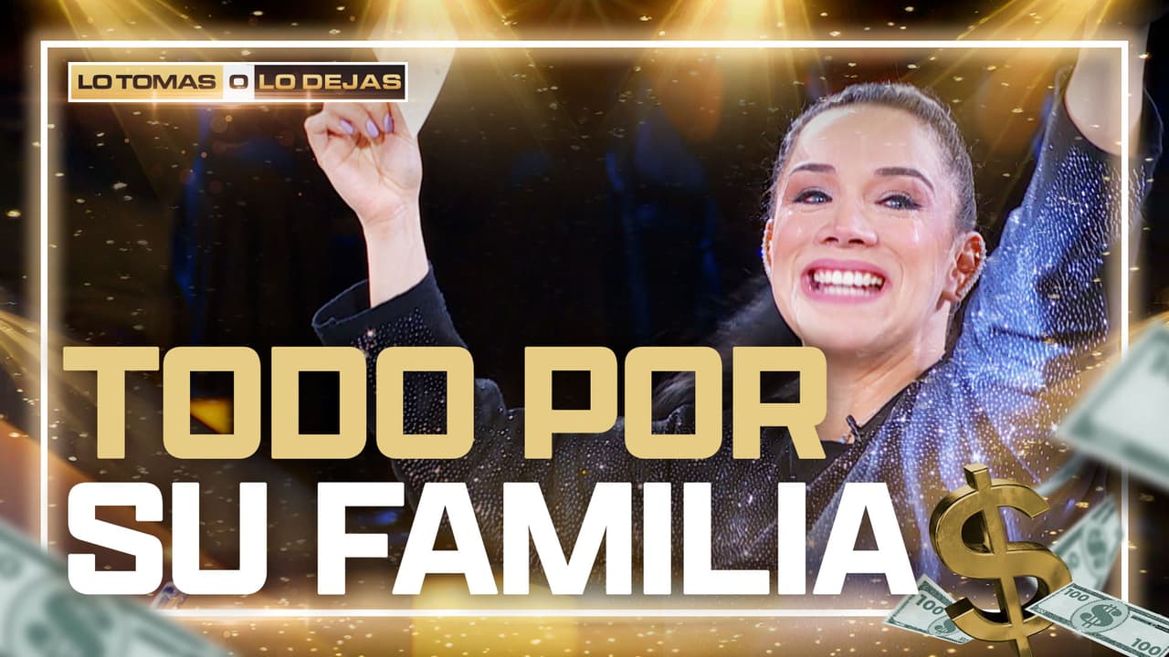 ¡HASTA LAS LÁGRIMAS! Hodaly participa en Lo tomas o lo dejas para cumplir el sueño de su familia