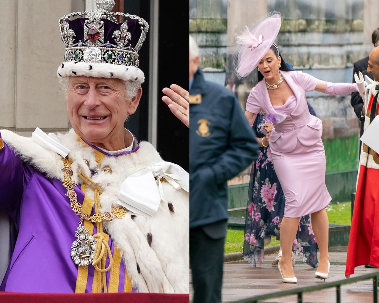 El tropezón de Katy Perry y más: así fue el paso de las celebridades en la coronación de Carlos III