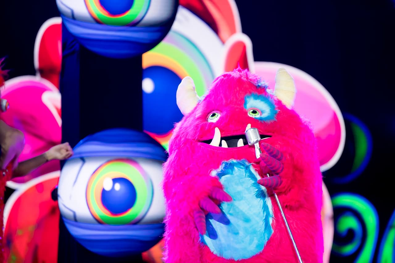 Monstruo es el personaje más adorable de la competencia al cautivar con su voz y sus movimientos que expresan su estado de ánimo.
