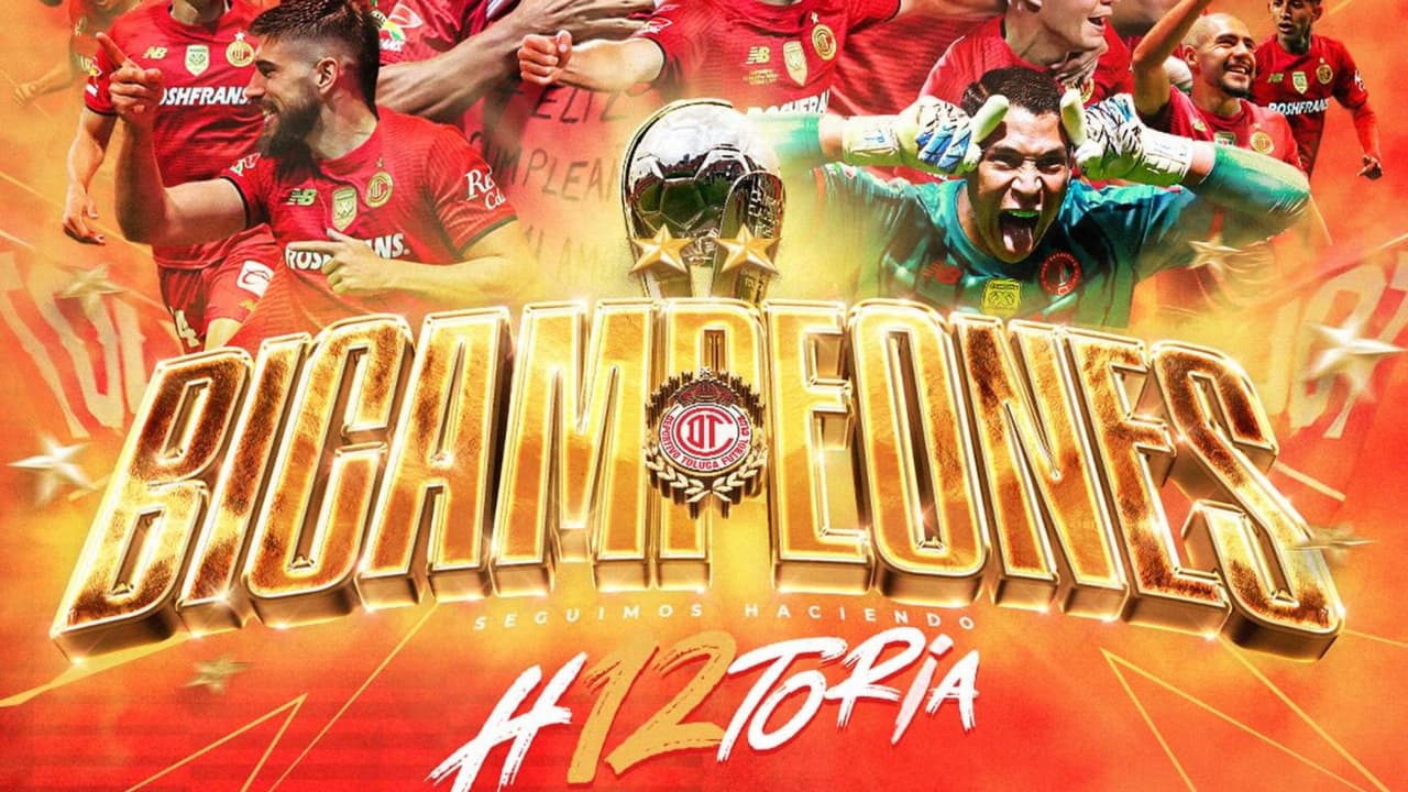 ¡Toluca es campeón del Apertura 2025! Los Diablos Rojos consiguen el bicampeonato de la Liga MX