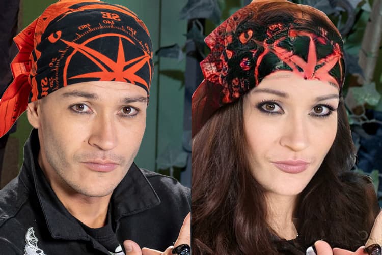 De mujer o de hombre le queda muy bien ese look dark a 'Rocko'.