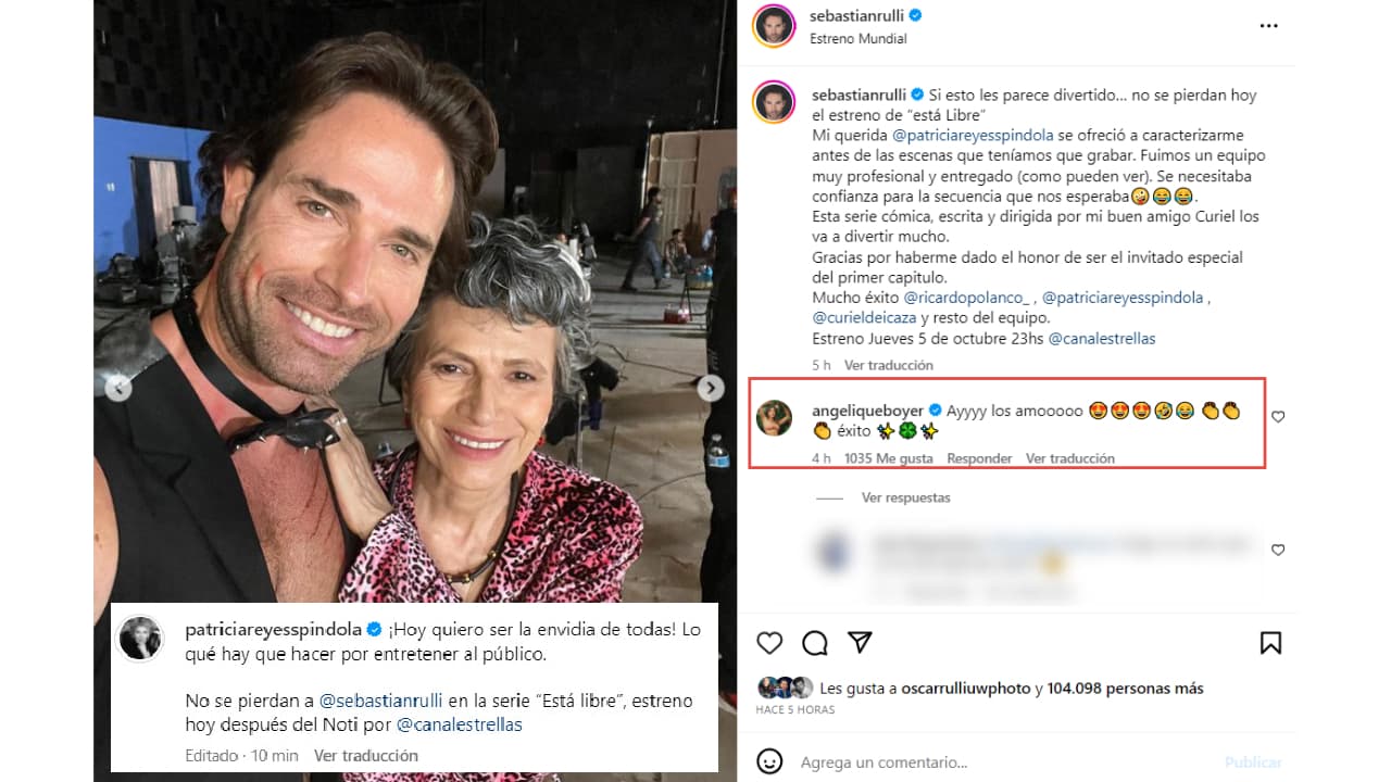 Angelique Boyer reaccionó