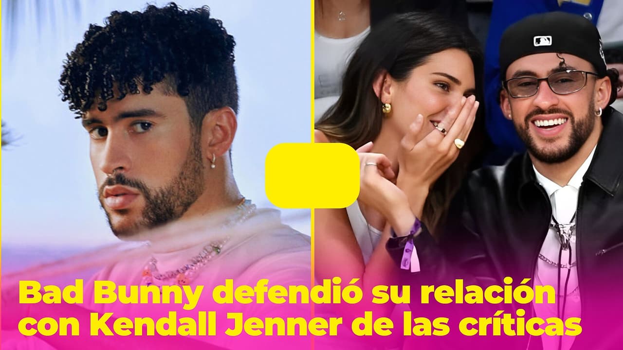 Bad Bunny dio detalles de su relación con Kendall Jenner: Se defendió de quienes lo critican