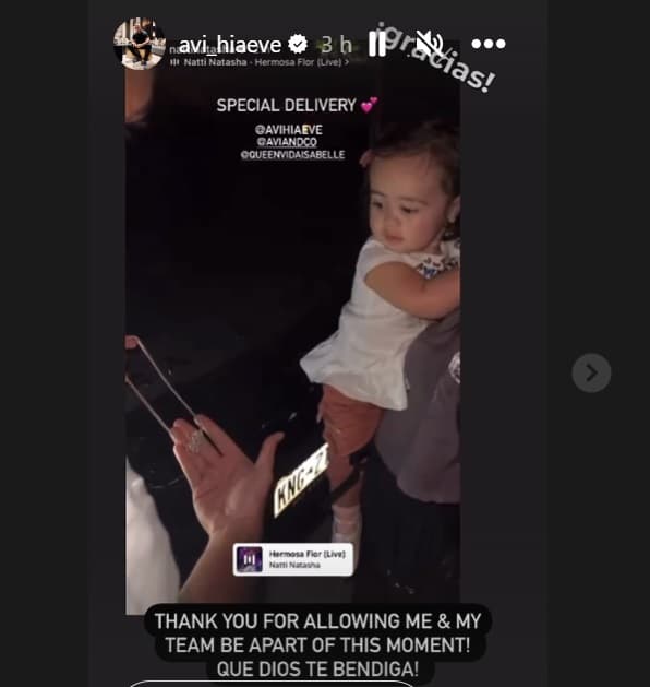 Natti Natasha regala gran joya su hija en su primer año de vida.