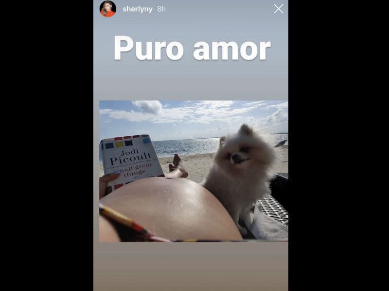 Sherlyn mostró su pancita de embarazo