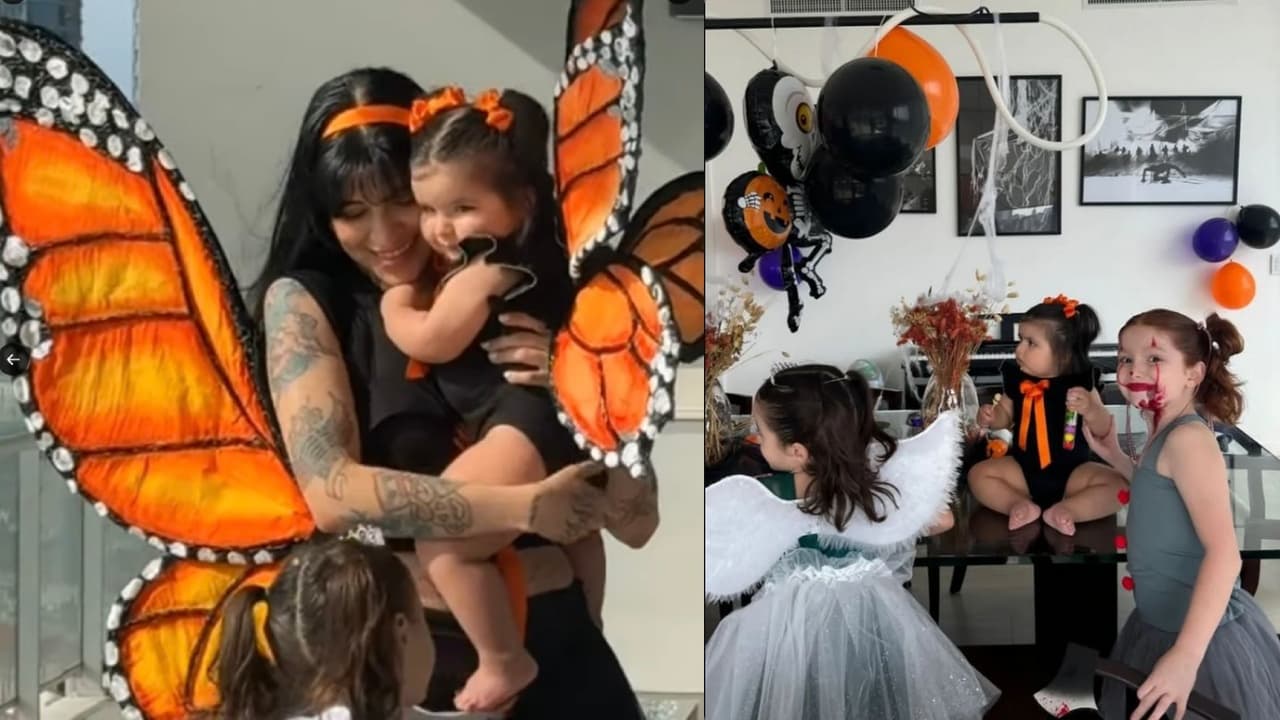Cazzu reapareció con su hija Inti en brazos tras ataques de Nodal