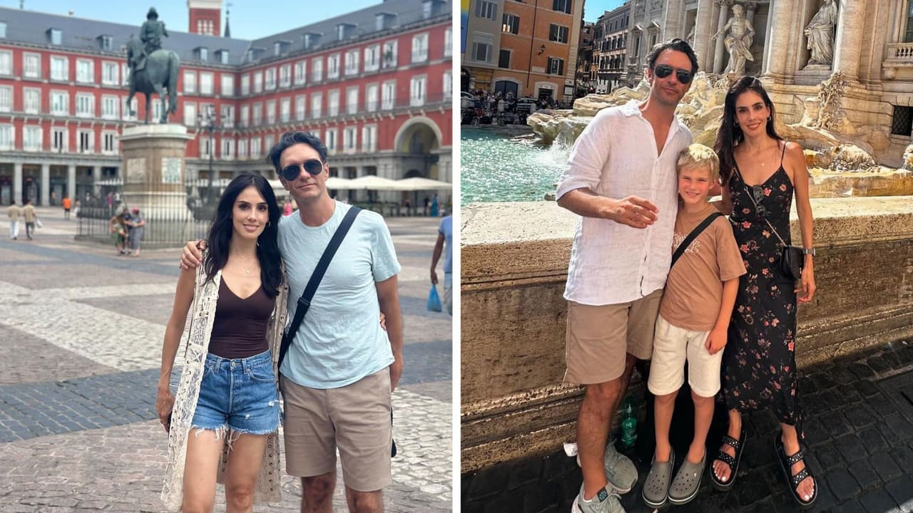 Sandra Echeverría y Leonardo de Lozanne tienen un hijo llamado Andrés, de 9 años