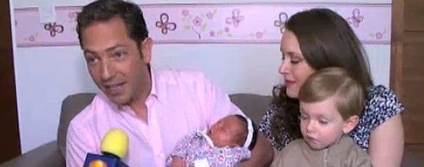 Jan presenta a su bebita