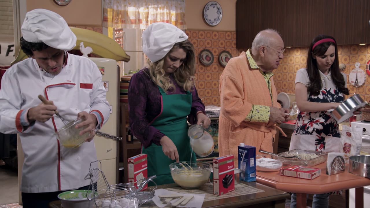 La Nena, Plutarco, Gaby, Jacinta y el abuelo deciden emprender un negocio de pasteles y de inmediato tienen pedidos.