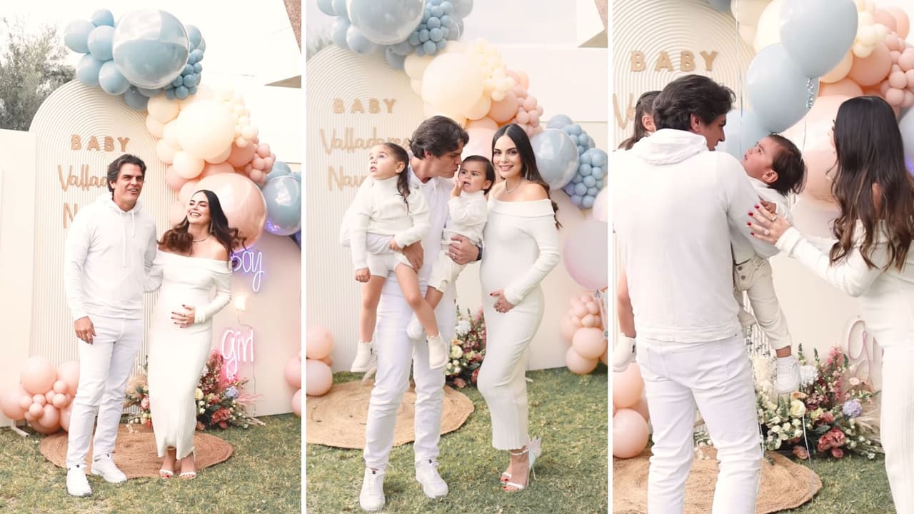 Ximena Navarrete revela en emotivo video el sexo de su tercer bebé.