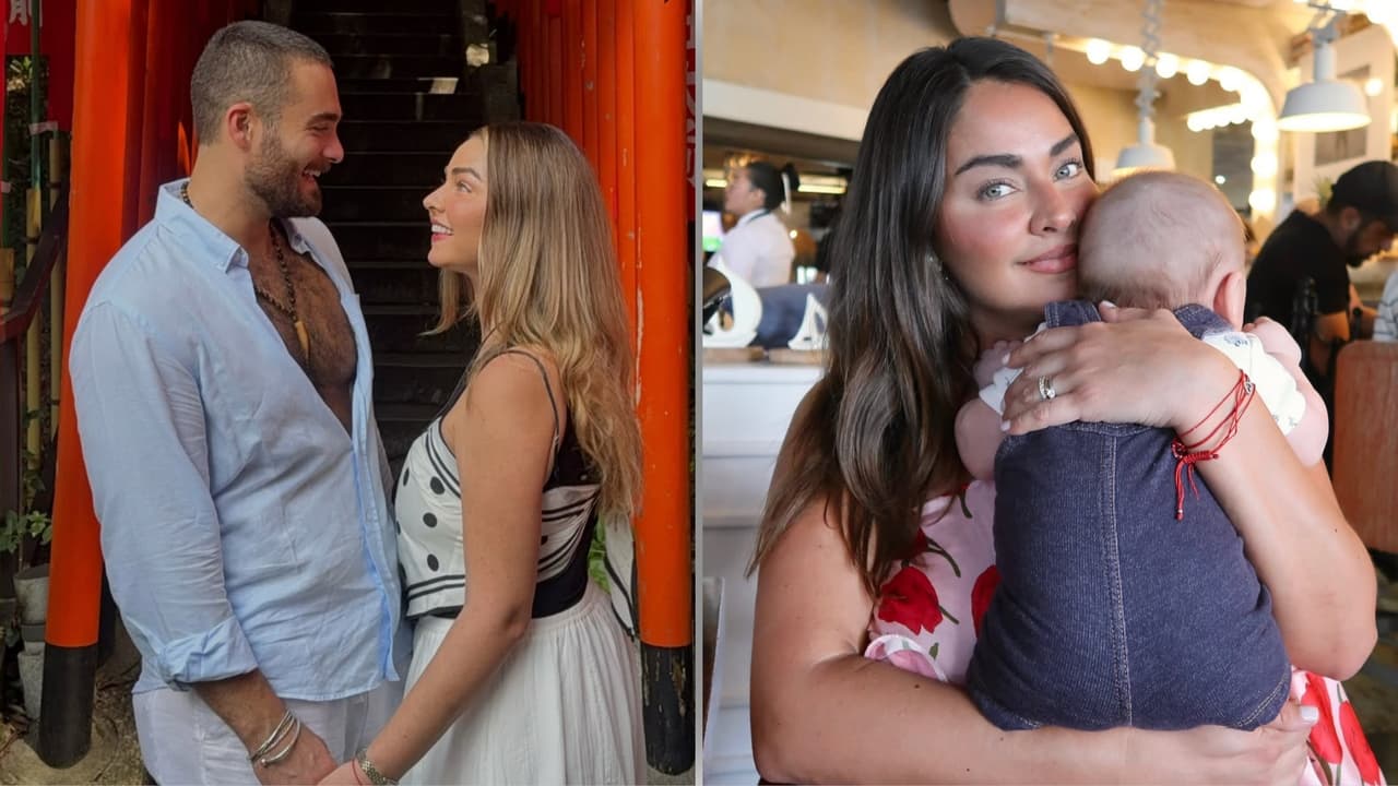 Junto a su familia, Claudia Martín y Carlos Said celebran el bautizo de su hijo: “Para siempre”