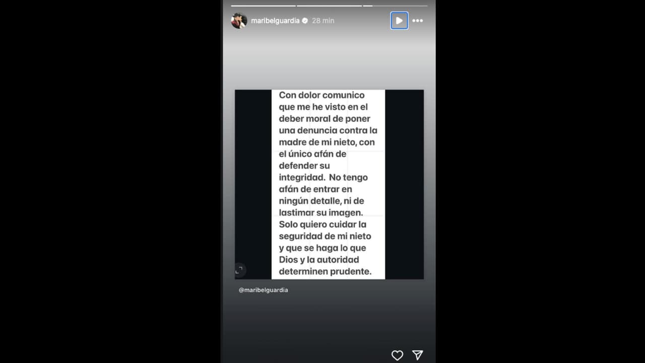 Maribel Guardia emprenderá acciones legales contra la madre de su nieto