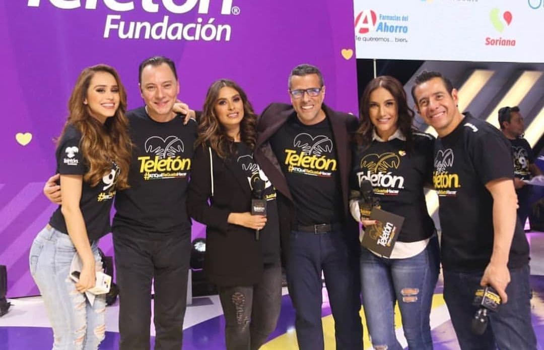 Cada año, Yanet García se suma al grupo de conductores de Teletón México