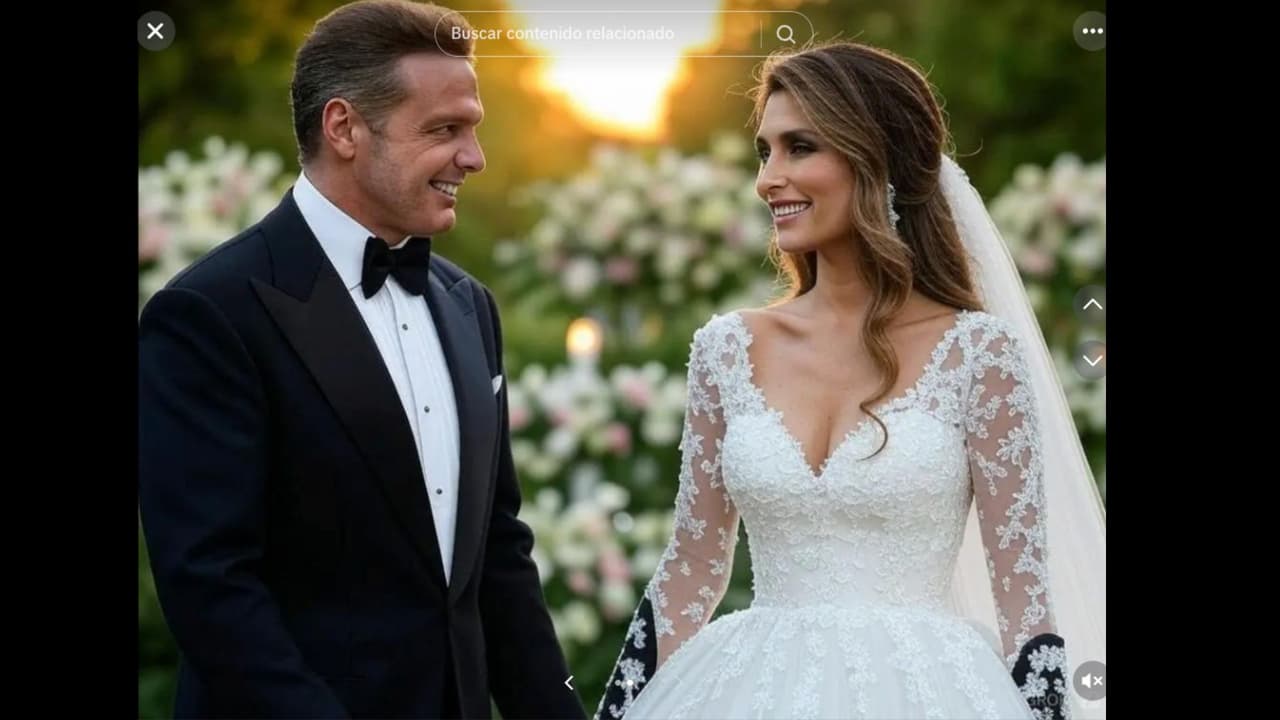IA muestra cómo se vería Luis Miguel el día de su boda con Paloma Cuevas
