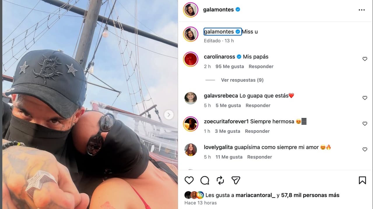 Gala Montes publica nuevas fotos con Emiliano Aguilar.