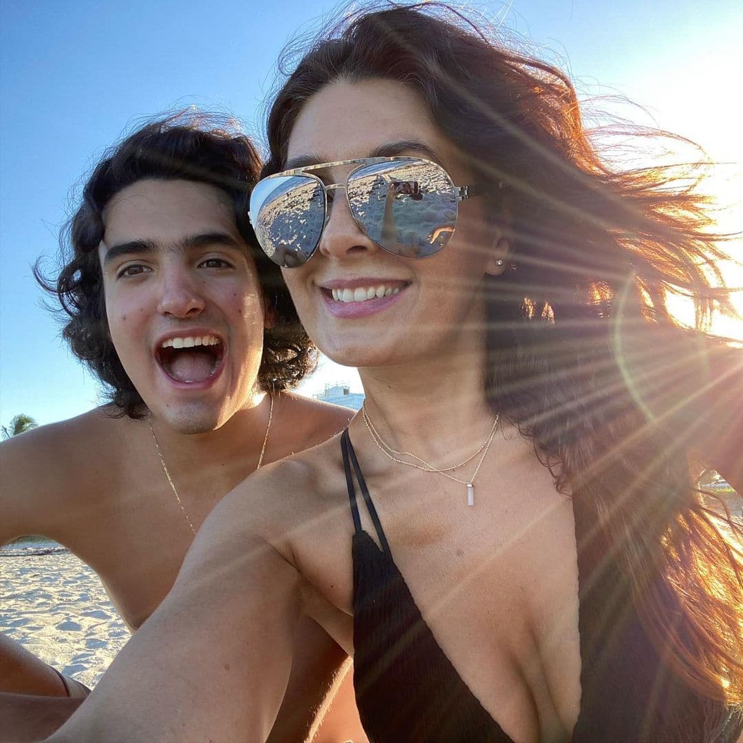 Su hijo es actor al igual que ella: Sebastián Poza.