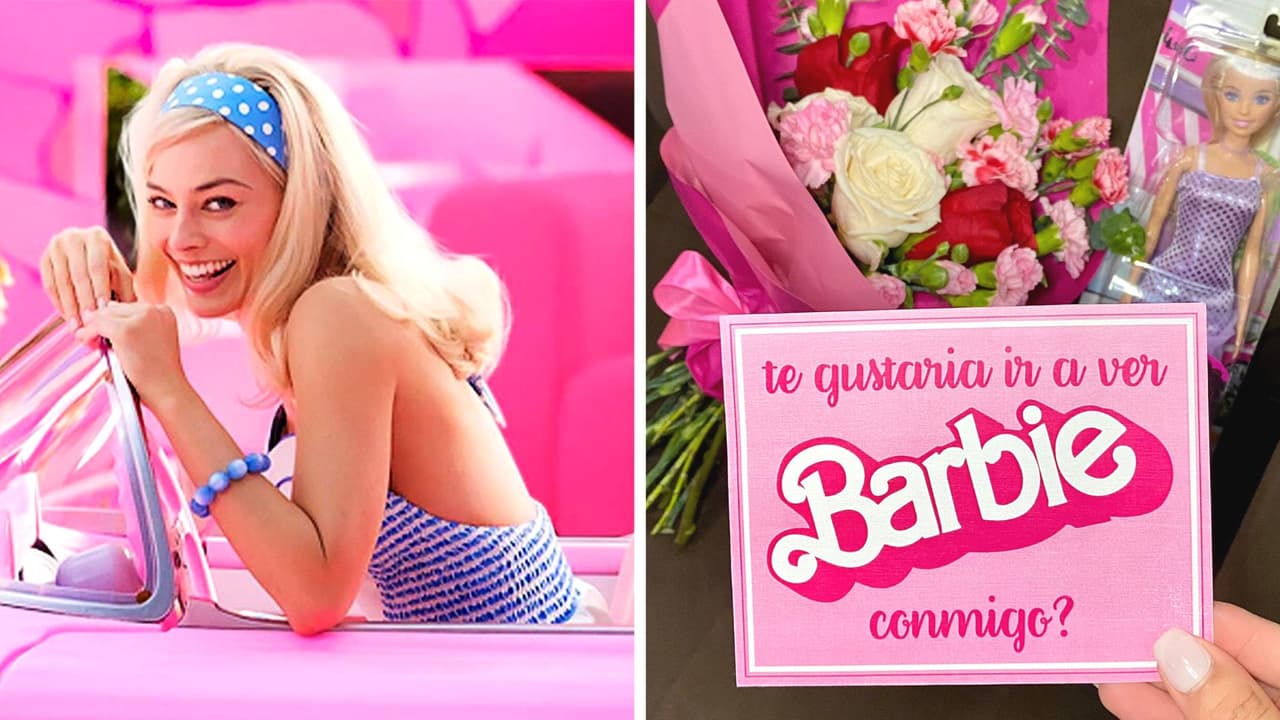 Románticas e ingeniosas propuestas para ir a ver la película Barbie inundan Internet