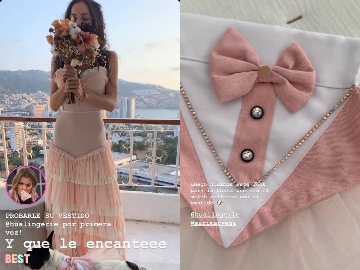 La 'Chata' también lució un fabuloso atuendo
