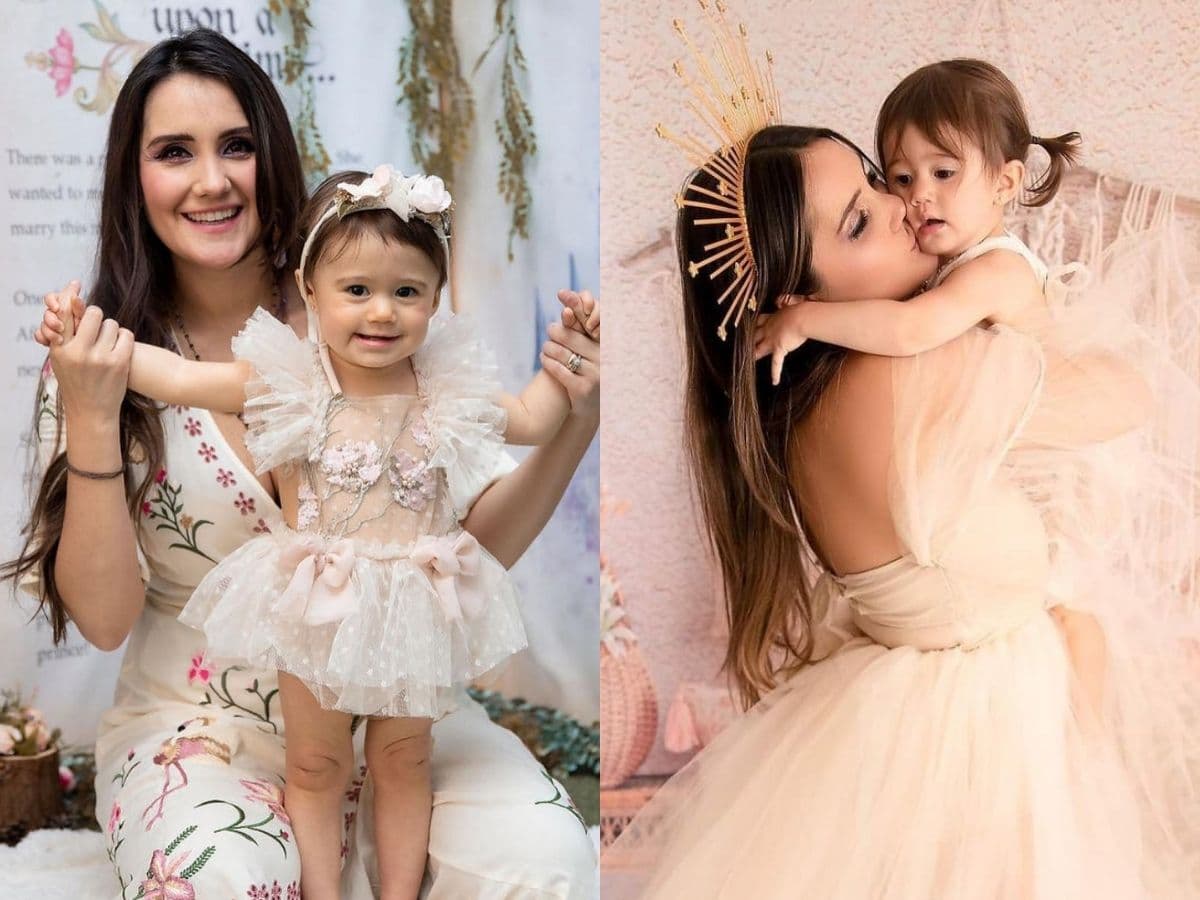 Dulce María demuestra con fotos que su hija María Paula es su mini clon