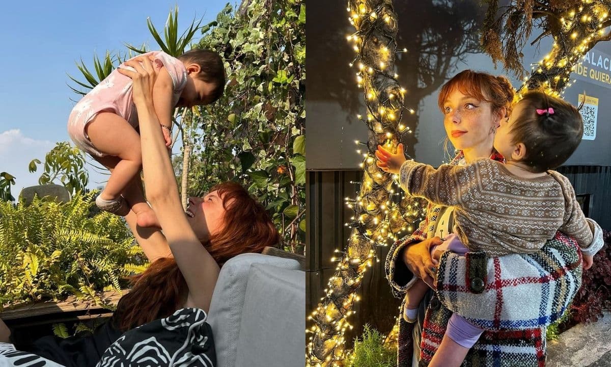 La conductora demostró lo grande que ya luce su primogénita, quien pronto cumplirá un año