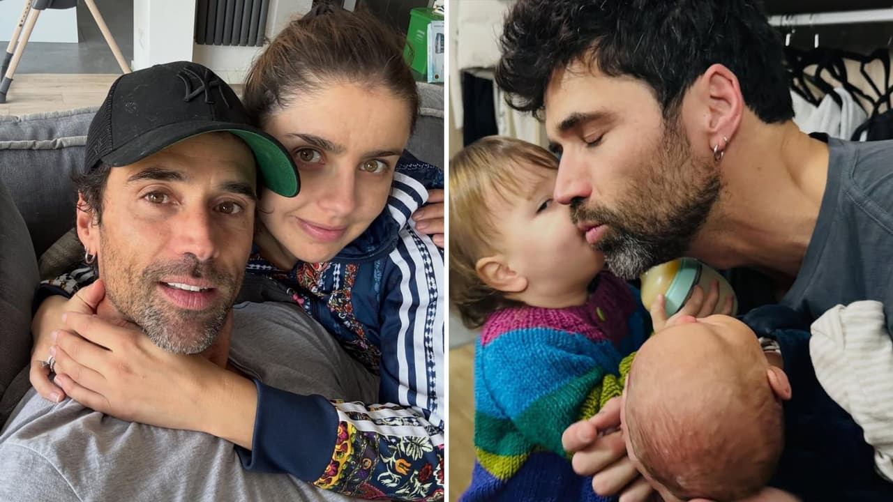 Matías Novoa, esposo de Michelle Renaud, comparte tierno momento entre sus hijos menores