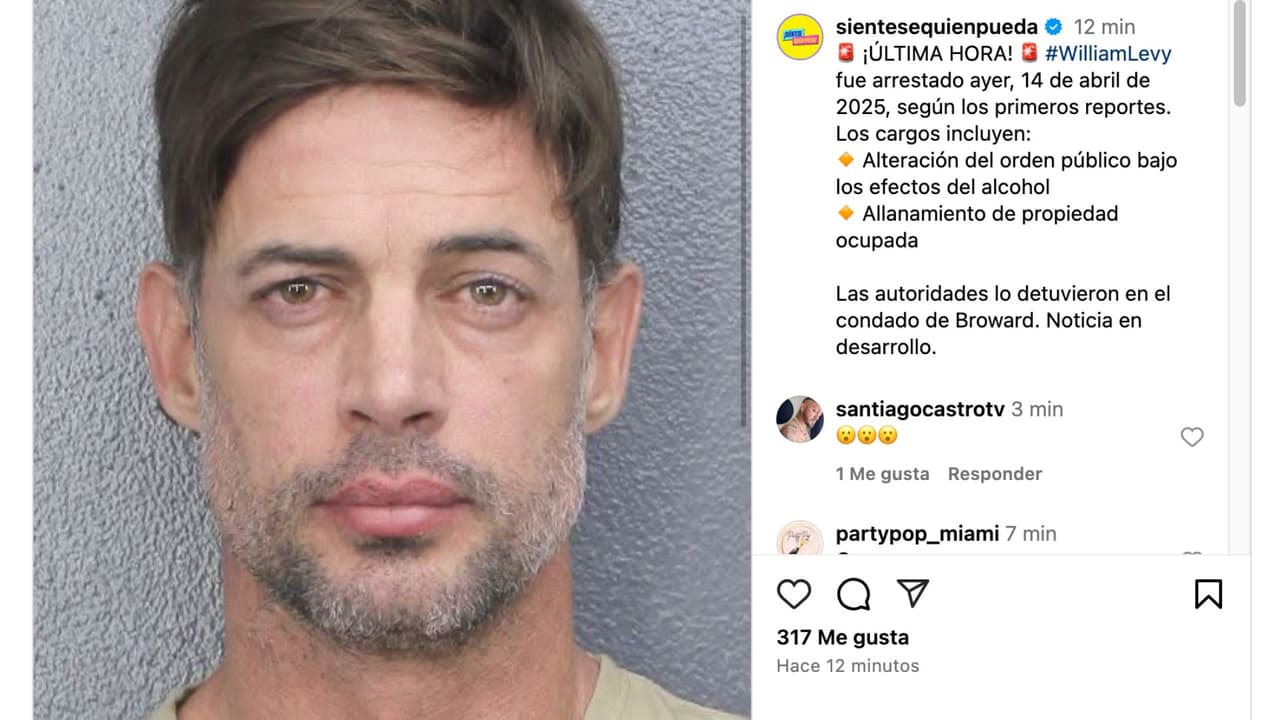 Detiene a William Levy.