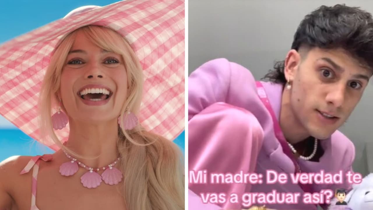 Joven se viste de Barbie para su ceremonia de graduación: look causa furor en Internet