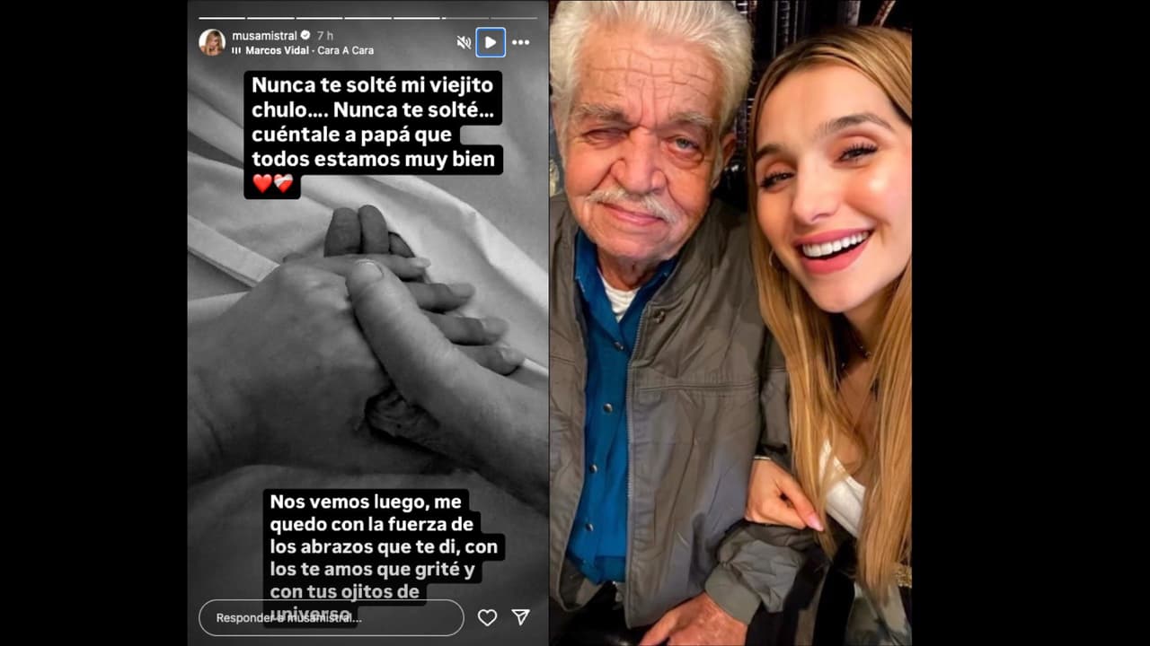 Marcela Mistral dedica emotivo mensaje a su abuelo