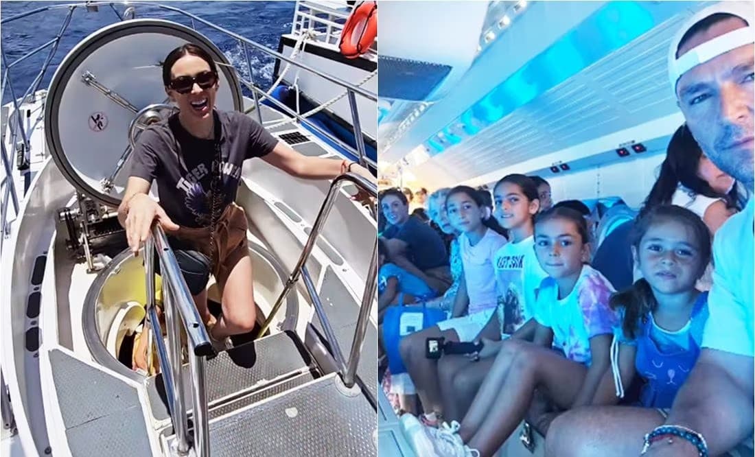 Jacky Bracamontes viaja en submarino con sus hijas tras tragedia en el Titán y es criticada