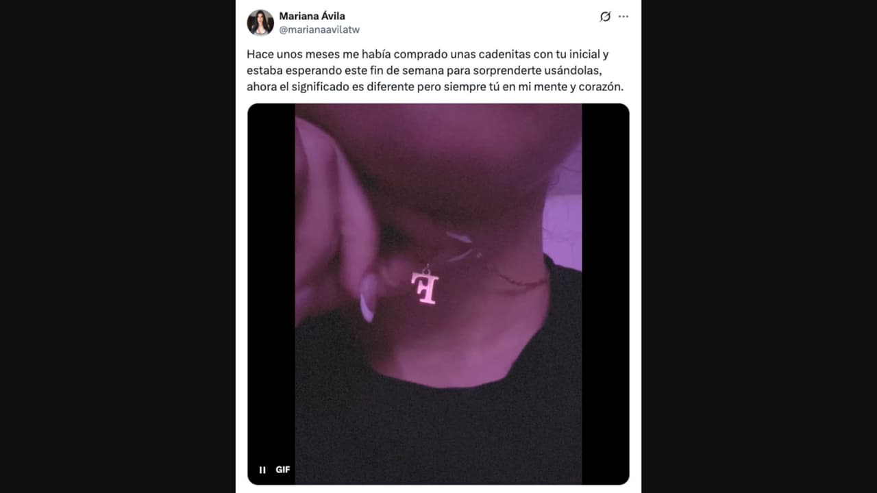 Mariana Ávila comparte el regalo que quería darle a su novio Fede Dorcaz